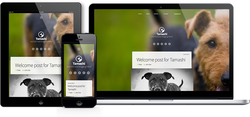 Mobile and tablet friendly design