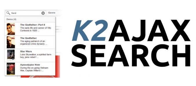 AJAX Search for K2