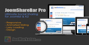 JoomShareBar Pro - Ultimate Joomla & K2 Social Sharing
